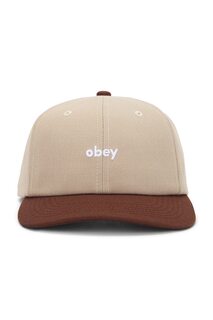 Кепка Obey Shade 6 Panel Snapback, цвет Khaki Multi