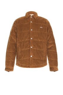 Куртка Obey Grand Cord Shirt, цвет Catechu Wood