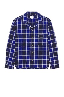 Рубашка Obey Bigwig Plaid Woven, цвет Surf Blue Multi