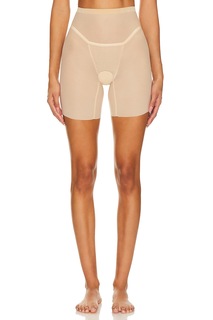Шорты Wolford Tulle Control Shorts, цвет Clay