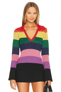 Топ Olivia Rubin Jordan Knit, цвет Rainbow Stripe