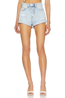 Шорты One Teaspoon Bandit High Waist Denim Short, цвет Blue Tornado