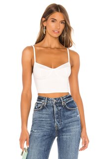 Майка Indah Cutlass Solid Bustier, слоновая кость