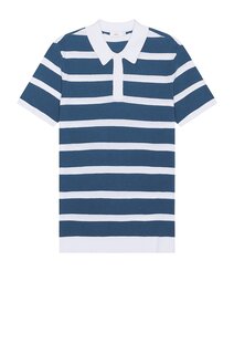 Рубашка onia Cotton Knit Polo, цвет Denim White