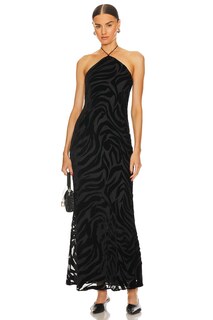 Платье ANINE BING Leanne, цвет Black Zebra Burnout