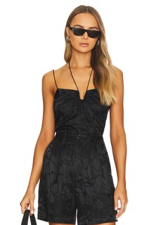 Топ ANINE BING Papillon, цвет Black Butterfly Jacquard