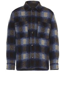 Рубашка Isabel Marant Kervon Overshirt, темно-синий