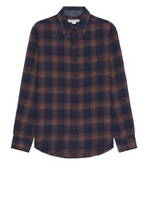 Рубашка OUTERKNOWN Transitional Flannel, цвет Midnight Blue