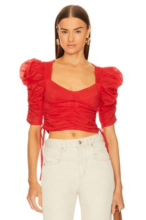 Топ Isabel Marant Etoile Galaor, цвет Poppy Red