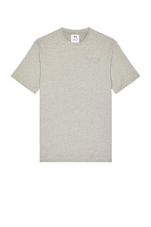 Футболка Y-3 Yohji Yamamoto Chest Logo Short Sleeve, цвет Medium Grey Heather