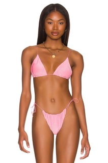 Стринги It&apos;s Now Cool String Bikini Top, цвет Quartz Lurex