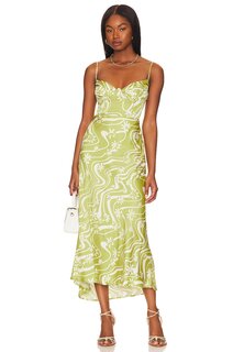 Платье ASTR the Label Mabel, цвет Celery Floral