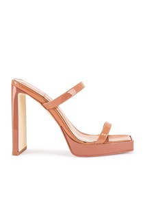 Мюли Jeffrey Campbell Hustler Platform, цвет Dusty Blush Patent