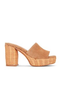 Мюли Jeffrey Campbell Magda Platform, цвет Tan Suede