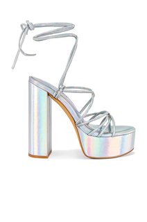 Сандалии Jeffrey Campbell Sultry Platform, цвет Silver Metallic