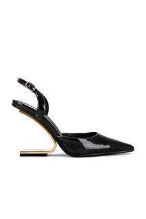 Туфли Jeffrey Campbell Congruent, цвет Black Patent Gold