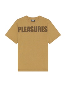 Футболка Pleasures Expand Heavyweight T-shirt, коричневый