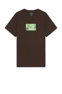 Футболка Pleasures Master T-shirt, коричневый