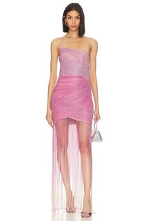 Платье PatBO Ombre Beaded Gown, цвет Pop Pink