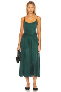 Платье Zimmermann Corset, цвет Jade