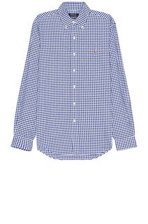 Рубашка Polo Ralph Lauren Oxford Sport, цвет Blue &amp; White Gingham