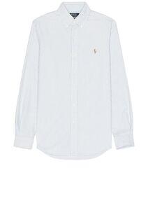 Рубашка Polo Ralph Lauren Oxford Sport, цвет Blue &amp; White Stripe