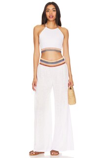 Топ Pitusa x REVOLVE Halter and Pant Set, белый