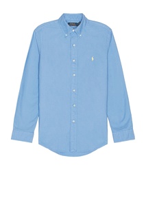 Рубашка Polo Ralph Lauren Oxford Long Sleeve, цвет Harbor Island Blue