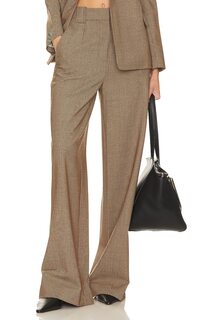 Брюки SIMKHAI Julietta Wide Leg Trouser, цвет Teak