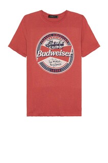 Футболка Junk Food Budweiser Classic American, цвет Rustic &amp; Pigment