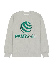 Свитер P.A.M. Perks and Mini P.a.m. World Crew Neck, цвет Grey Marle