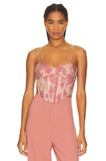 Топ Bardot x REVOLVE Garcia Bustier, цвет Dusty Rose