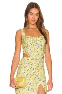 Топ Bardot x REVOLVE Floral, цвет Summer Floral