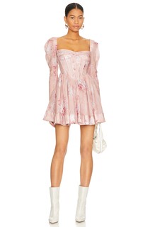 Платье мини Bardot Evermore Floral, цвет Soft Pink Floral