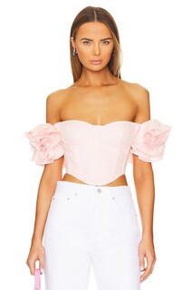 Топ Bardot Sigma Corset, цвет Soft Pink