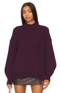 Свитер PISTOLA Carlen Mock Neck, цвет Aubergine