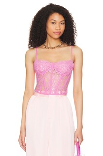 Топ Bardot Holland Bustier, цвет Lili Pink