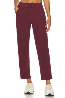 Брюки PISTOLA Pamela High Rise Straight Trouser, цвет Bordeaux