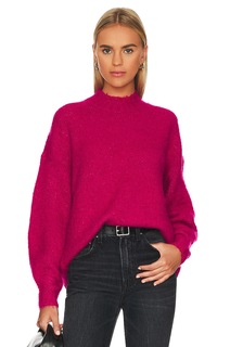 Свитер PISTOLA Carlen Mock Neck, фуксия