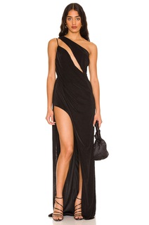 Платье Katie May x REVOLVE A Cut Above Gown, черный