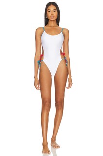 Купальник Beach Bunny Selena Skimpy, цвет White, Red, &amp; Blue