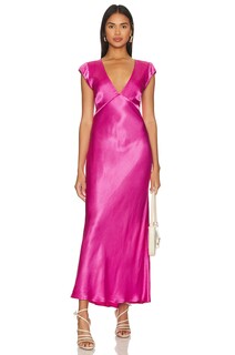 Платье макси Bec + Bridge Indi, цвет Deep Pink