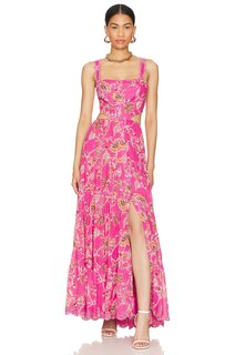 Платье HEMANT AND NANDITA Long, цвет Tulip Pink