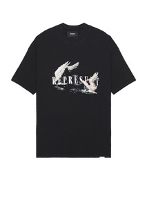 Футболка REPRESENT Swan T-shirt, цвет Off Black