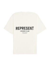 Футболка REPRESENT Represent Owners Club T-shirt, цвет Flat White