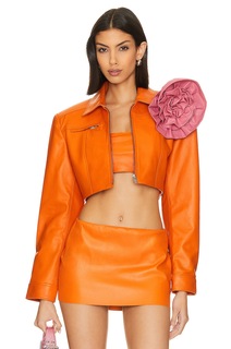 Куртка LAMARQUE Aneesa Flower Applique, цвет Tangerine &amp; Rosie