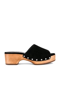 Шлепанцы Rag &amp; Bone Mara Clog, цвет Black Suede