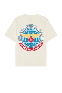 Футболка Rhude Worldwide, цвет Vintage White