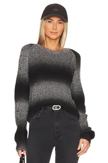 Свитер Bobi Ombre Raglan, цвет Black &amp; Grey