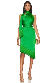 Платье мини L&apos;Academie Ziggy, цвет Jewel Green L'academie